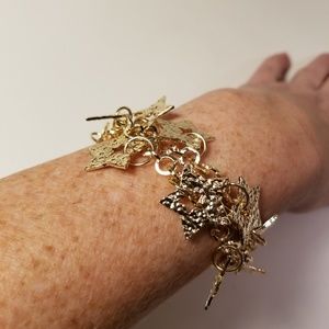 Star Gazer Gold Star Link Bracelet